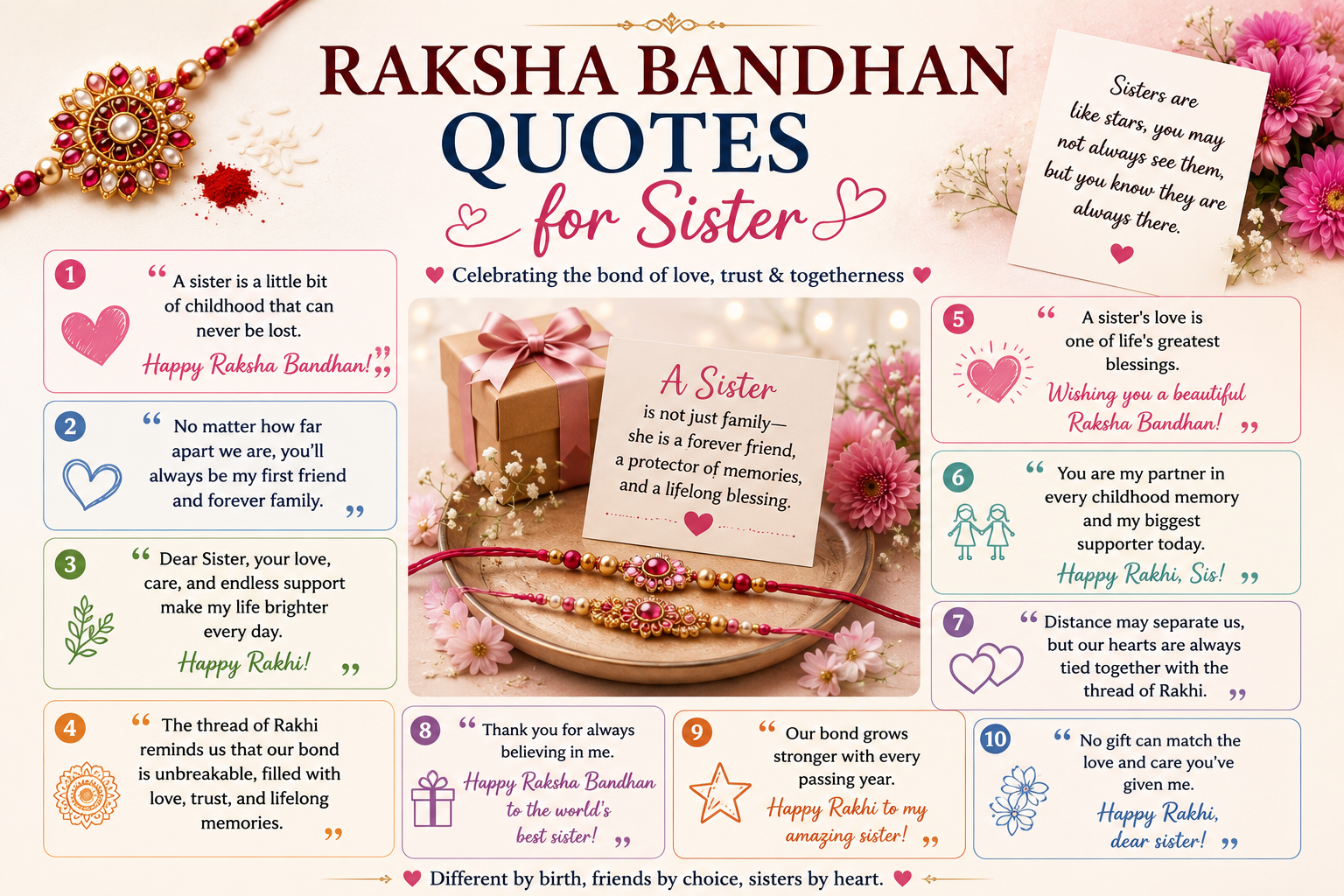 Raksha bandhan quotes for sister