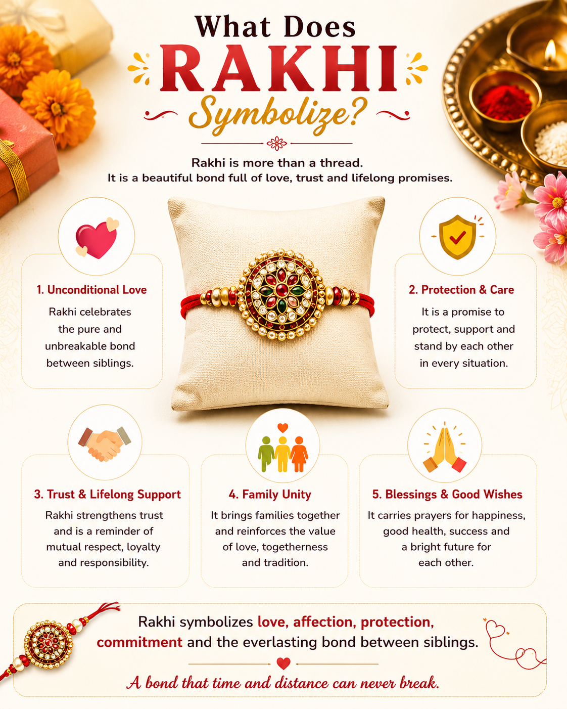 What does rakhi symbolize