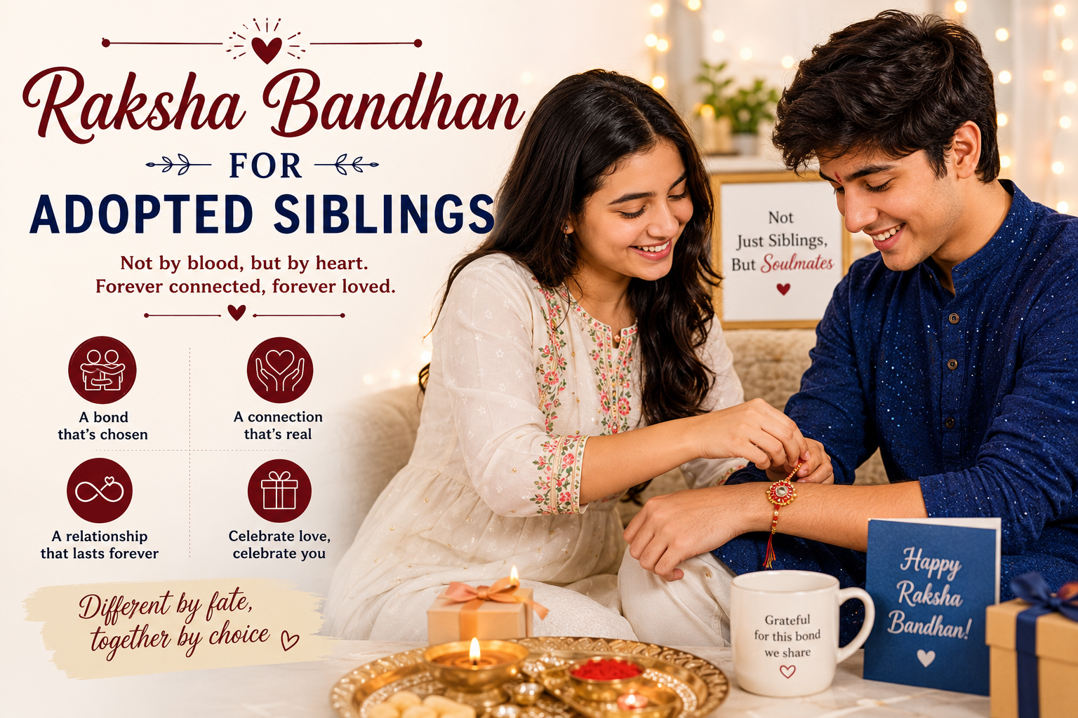 Raksha bandhan for adopted siblings