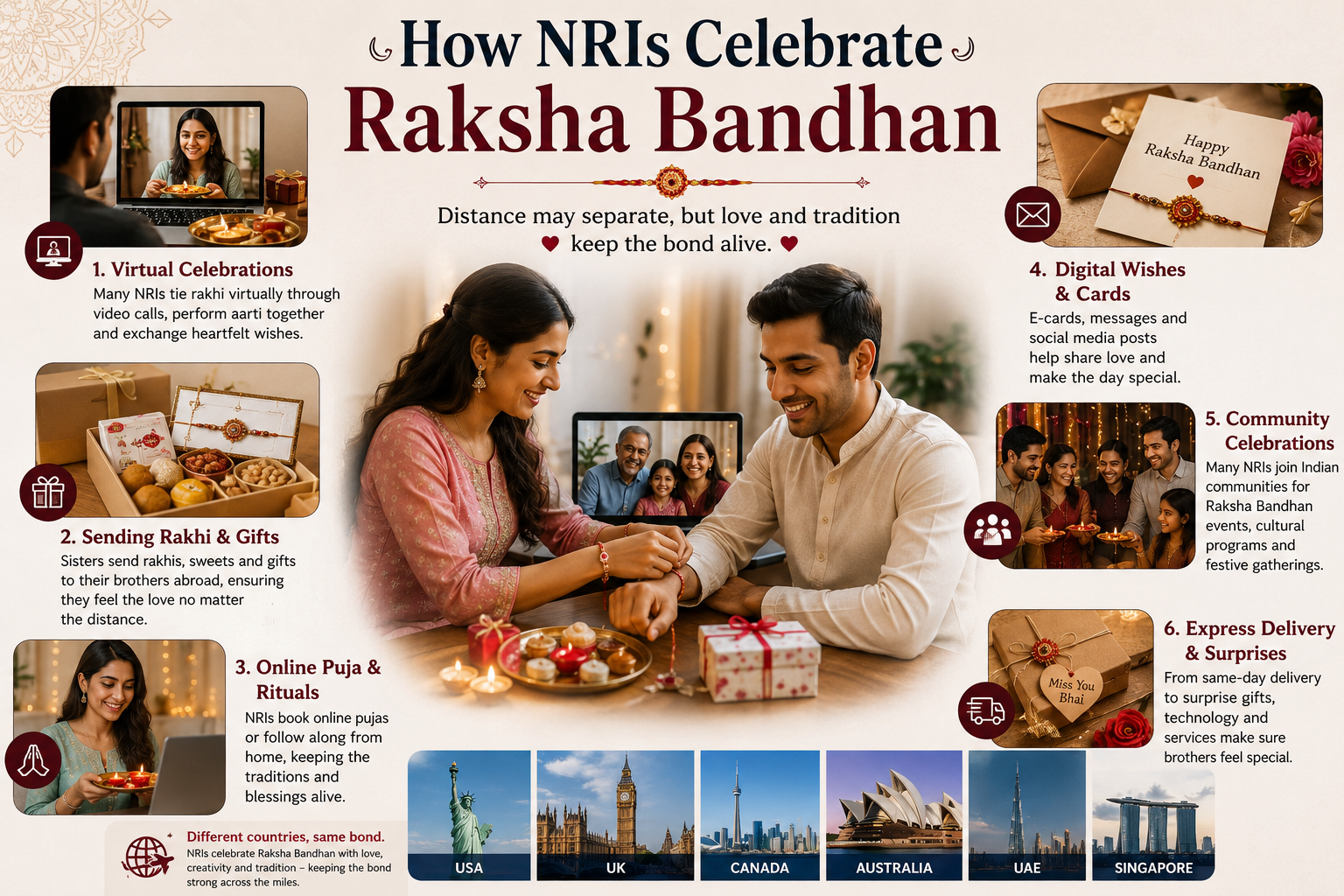 How nris celebrate raksha bandhan