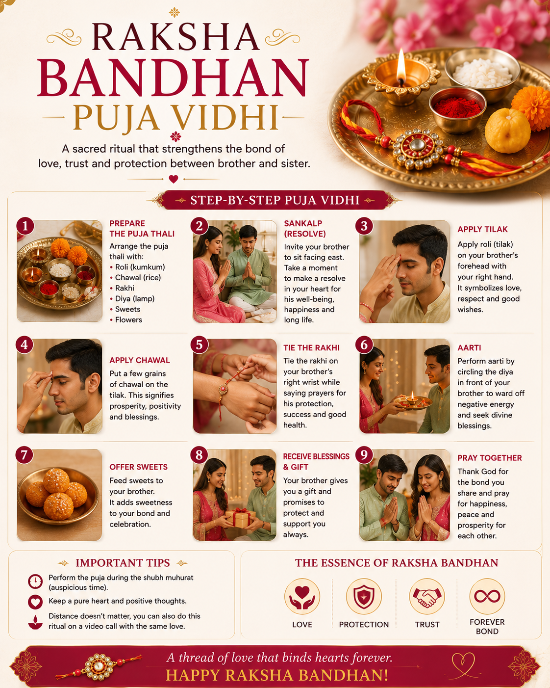 Raksha bandhan puja vidhi
