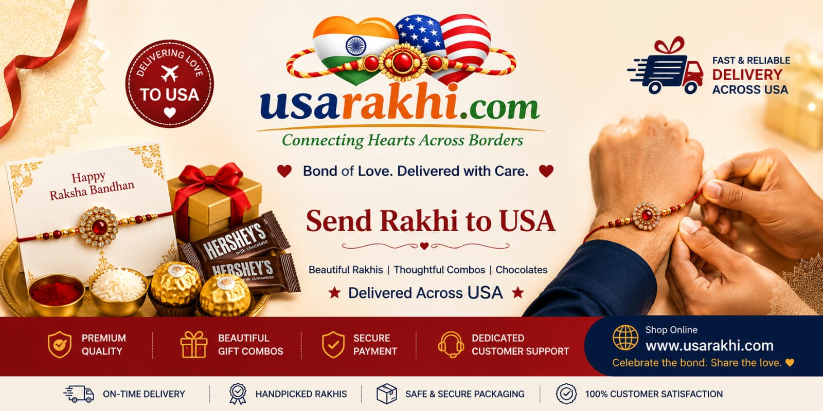 Rakhi USA Domestic Shipping — Why No Customs Delays Matter