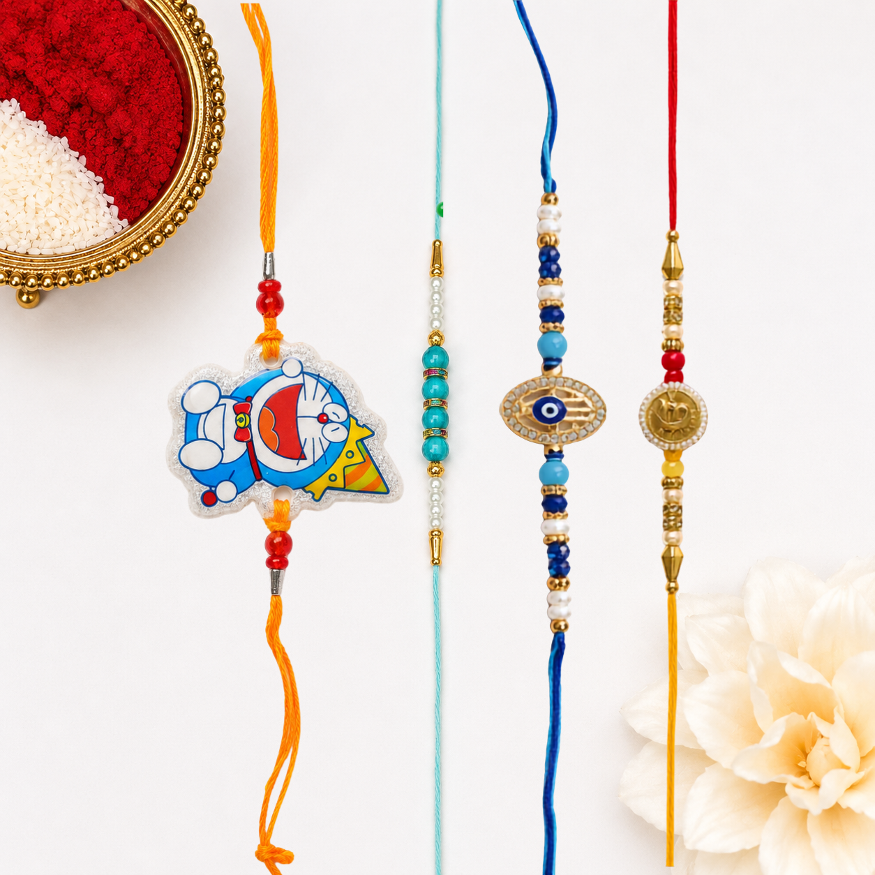 Multiple Designer Rakhi Set Combo | Premium Rakhi Collection — image 1 of 3