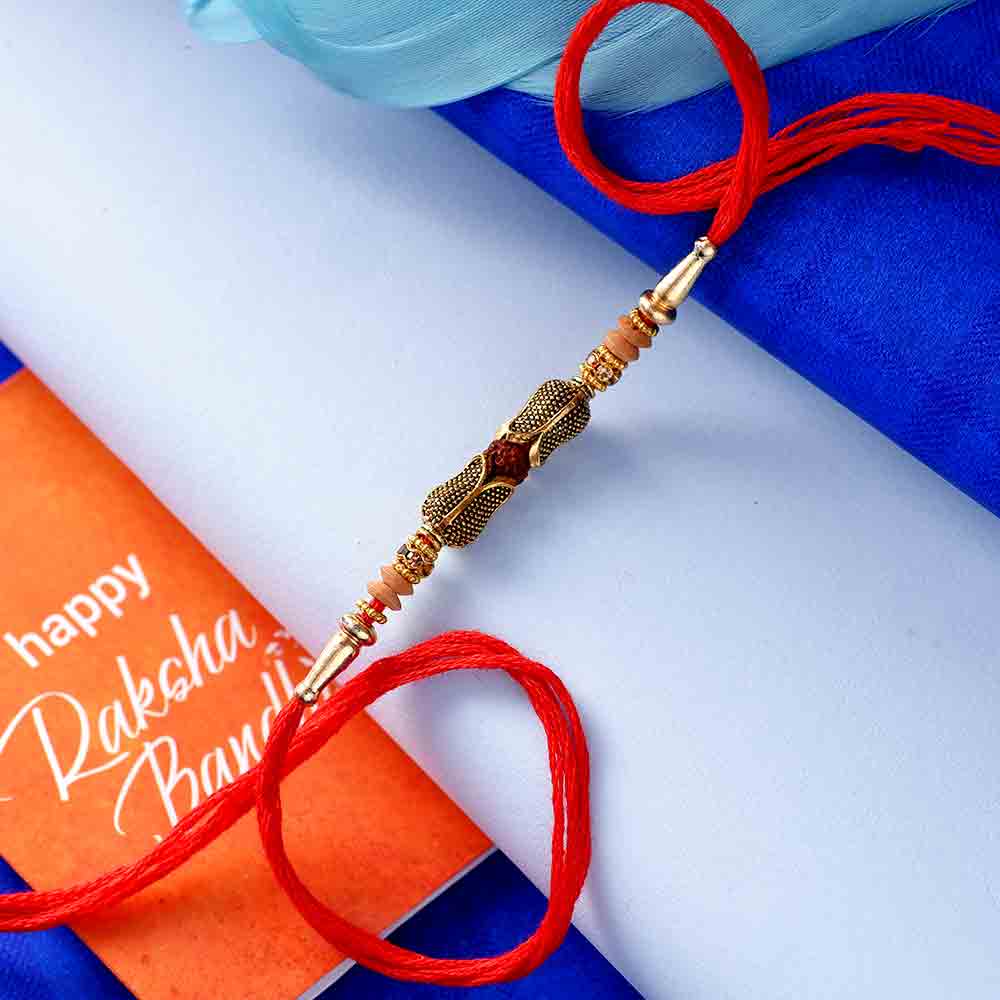 Sacred Om Designer Single Rakhi — image 1 of 2