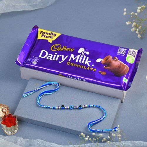 Evil Eyes Rakhi with Dairy milk Chocolate — image 1 of 3