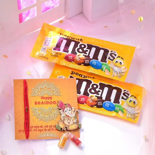 Bhai Dooj M&M's Chocolate Gift