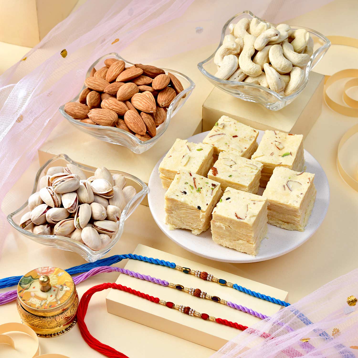 Family Trio Rakhi Celebration Pack — image 1 of 2