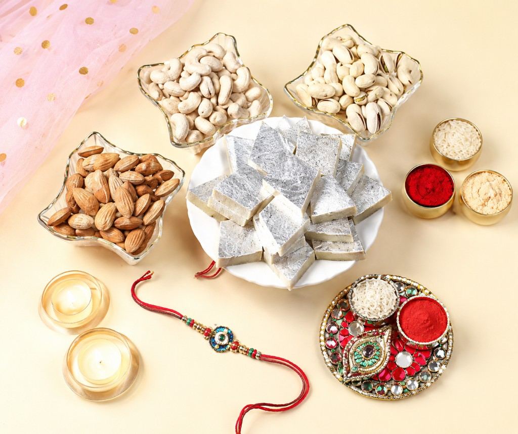 Grand Rakhi Dry Fruit Indulgence Box